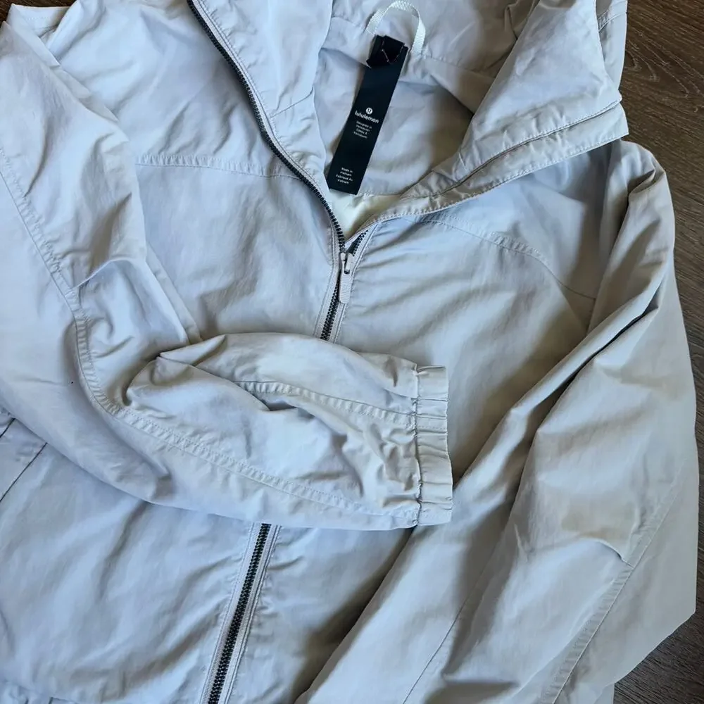 Lululemon Always Effortless Jacket Gray Sz 6